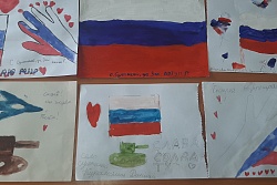 Акция "Рисунок российским солдатам"